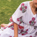 Aafreen Red Poppy Kaftan-Kaftaans-House of Ekam