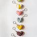 Assorted Colorful Heart Shape Keychains Set of 2-keychains-House of Ekam