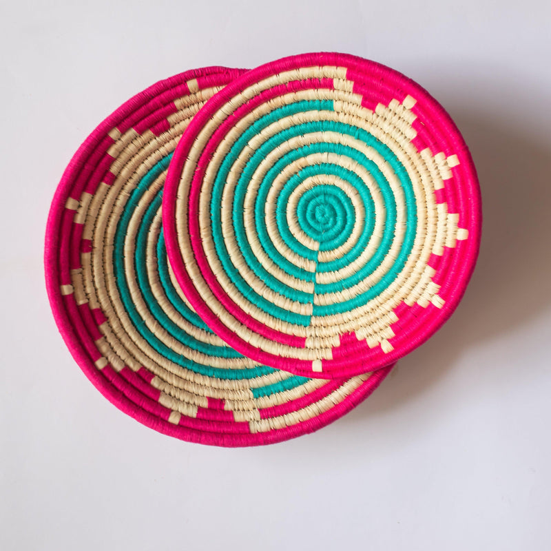Assorted Sabai Handwoven Grass Baskets- Combo H-Sabai baskets-House of Ekam