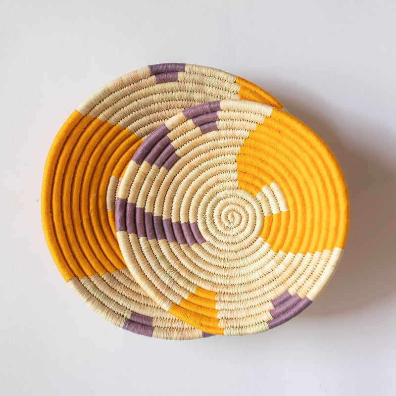 Assorted Sabai Handwoven Grass Baskets- Combo H-Sabai baskets-House of Ekam