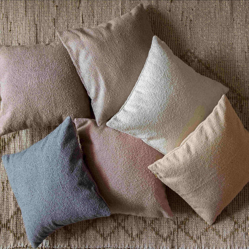 Assorted Set of Boucle Cushion Covers-Cushion Covers-House of Ekam