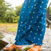 Blue Bandhani Jumpsuit-Jump suits-House of Ekam