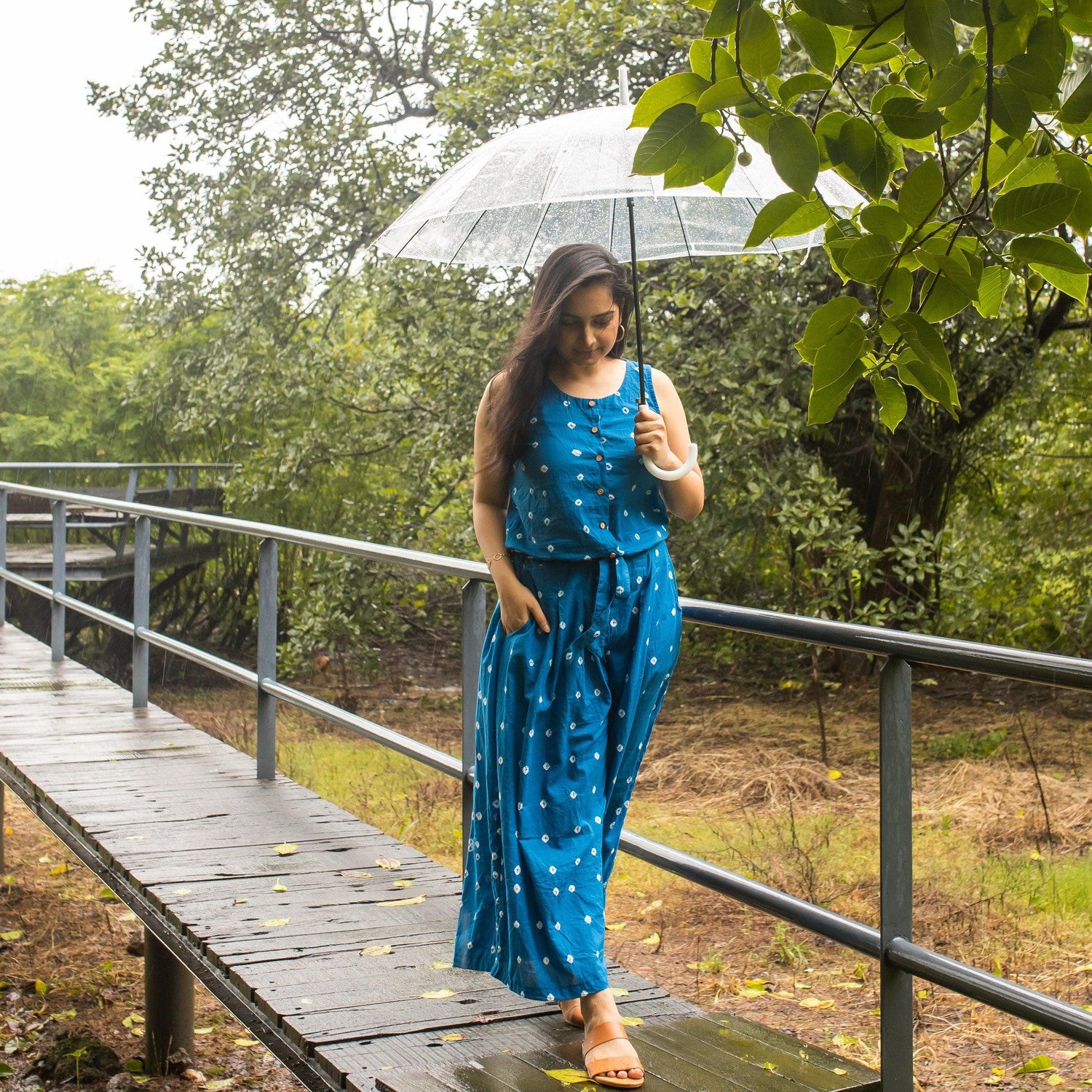 house on the hill 100 Jumpsuit (Umbrella 【公式オンラインショップ】