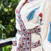 Bombay Garden Floral Bathrobe-Bath robes-House of Ekam