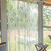 Chiffon Iris Hand Blockprinted Sheer Curtain-Curtains-House of Ekam