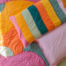 Color Burst Patchwork Handmade Quilt Set-Quilt sets-House of Ekam