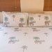 Elephant & Plam Tree High Quality 300TC Cotton Blockprinted Bedsheet-Bedsheets-House of Ekam
