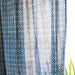 Indigo Chevron Semi Sheer Curtain-Curtains-House of Ekam
