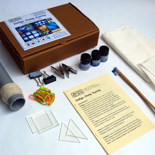 Indigo Clamp Dyeing DIY Kit-DIY Kit-House of Ekam