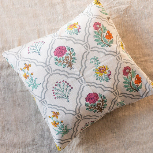 Mihrab Buti Cushion Cover-Cushion Covers-House of Ekam