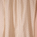 Off-White Chevron Banarsi Curtain-Curtains-House of Ekam
