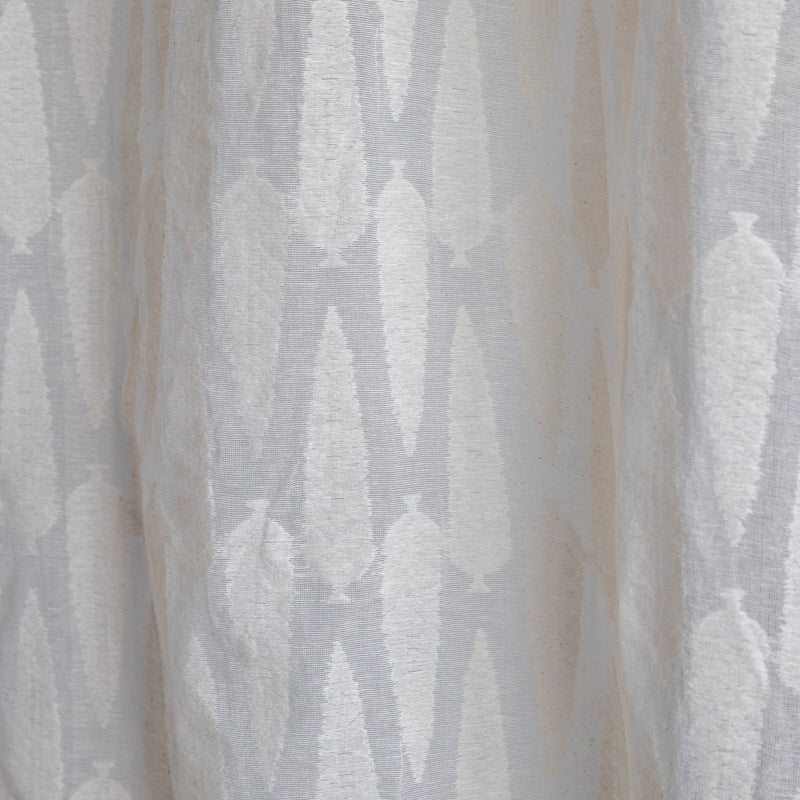 Off-White Cypress Banarsi Curtain-Curtains-House of Ekam