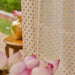 Off-White Gul Floral Zari Banarsi Curtain-Curtains-House of Ekam