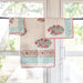 Pink & Green Begonia Blockprint Bath/Hand/Face Waffle Towel-bath towels-House of Ekam