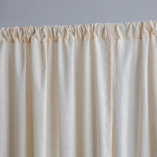 Plain Off White Khadi Handwoven Curtain-Curtains-House of Ekam