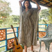 Raina Black Prism Kaftan-Kaftaans-House of Ekam