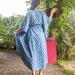 Surmaya Indigo Diamond Kaftan-Kaftaans-House of Ekam