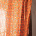 Udaipur Buti Orange Floral Curtain-Curtains-House of Ekam
