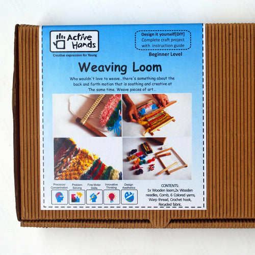 Weaving Loom Fibre to Fabric Craft Design DIY Kit-DIY Kit-House of Ekam