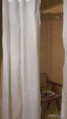 Off-White Polka Banarsi Curtain