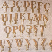 ABCD Rattan and Metal Hooks-Wall Art-House of Ekam