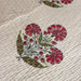 Aafreen Red Poppy Blockprint Handstitch Pique Double Bed Quilt Set-Quilt sets-House of Ekam