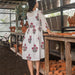 Aafreen Red Poppy Dress-Dresses-House of Ekam