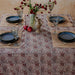 Aruna Ambi Jaal Handblockprinted Table Cloth-Table Runners-House of Ekam