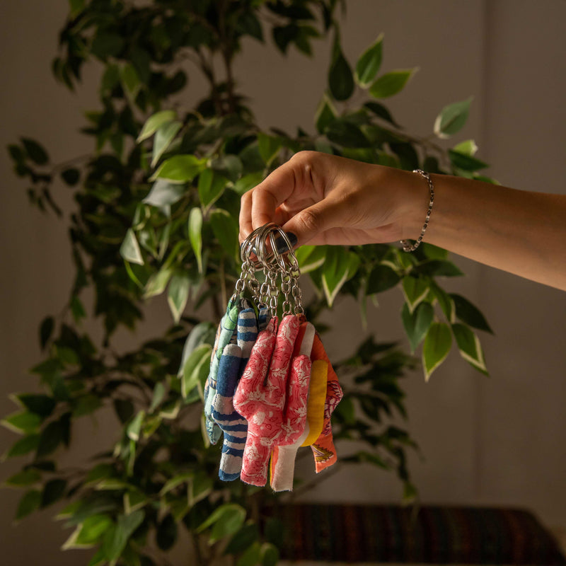 Assorted Colorful Cactus Keychains-keychains-House of Ekam