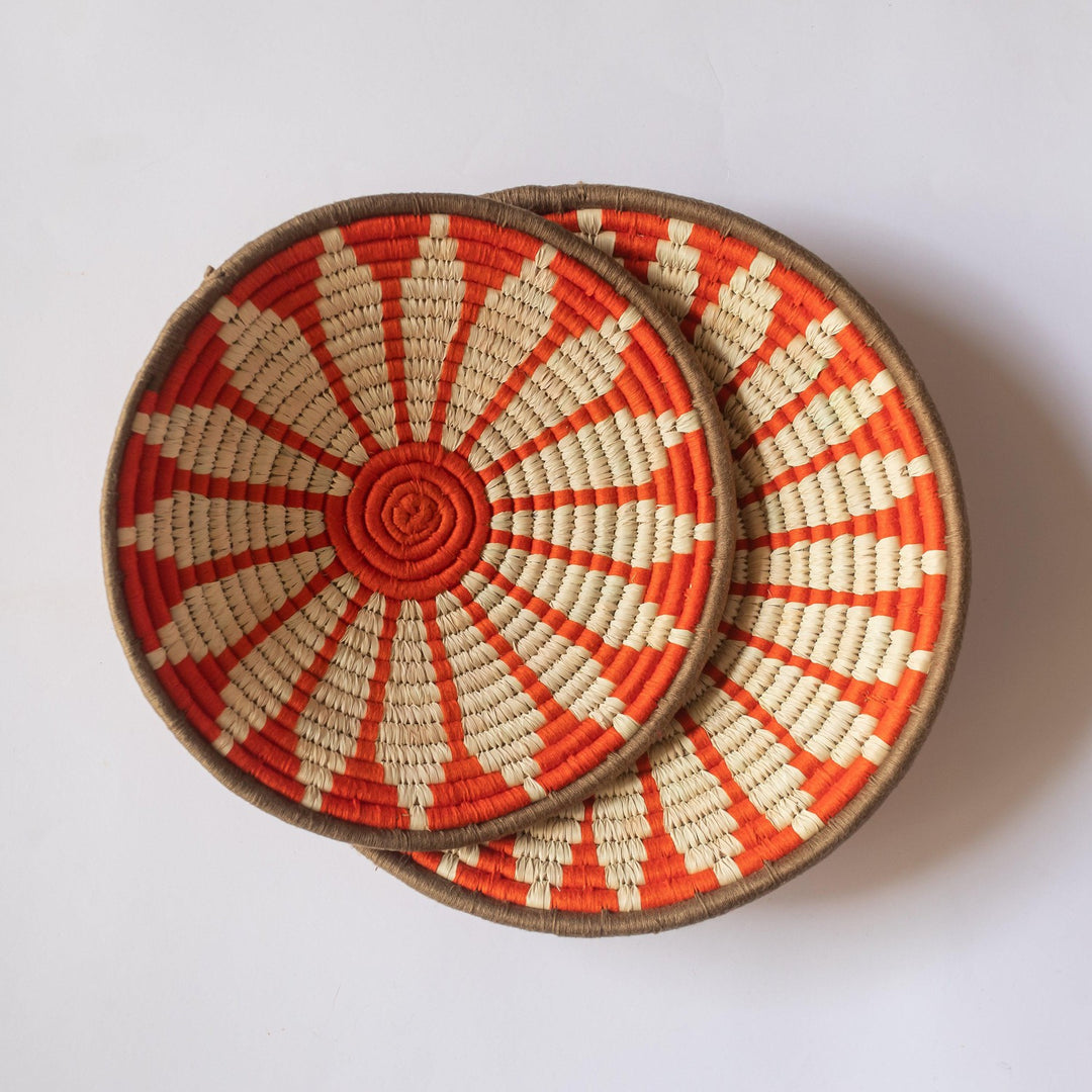 Assorted Sabai Handwoven Grass Baskets- Combo H-Sabai baskets-House of Ekam