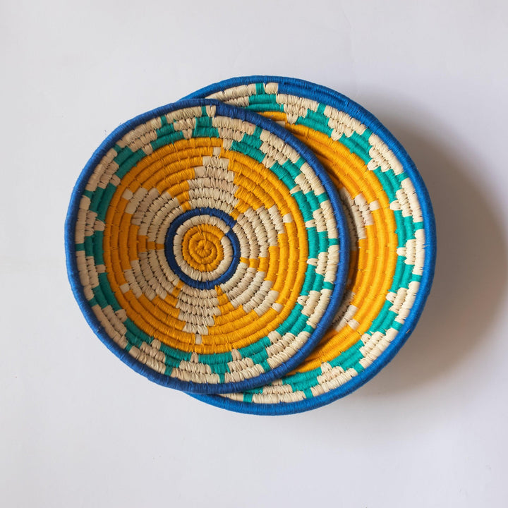 Assorted Sabai Handwoven Grass Baskets- Combo H-Sabai baskets-House of Ekam