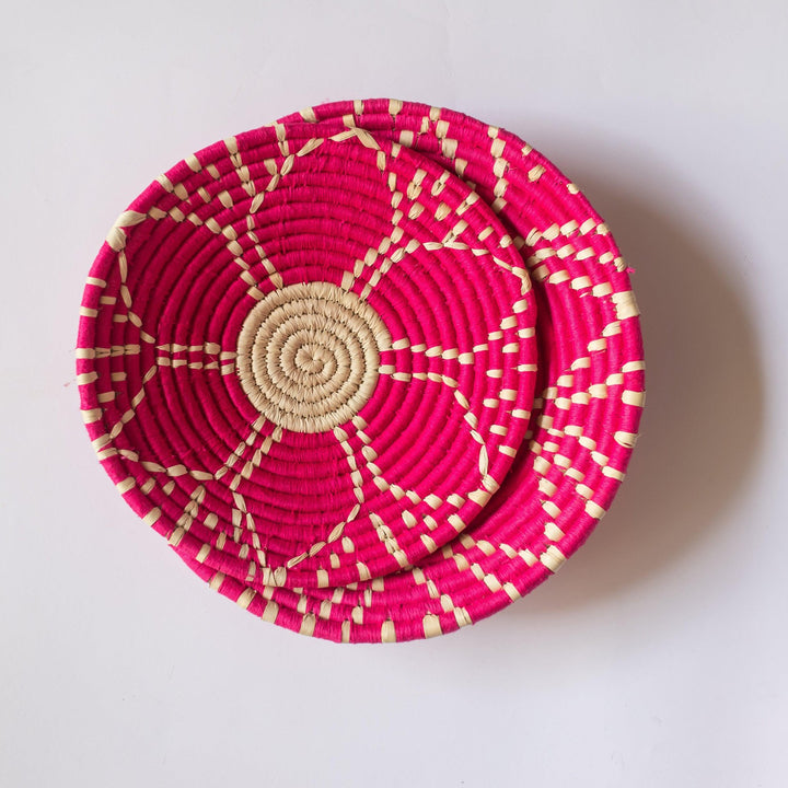 Assorted Sabai Handwoven Grass Baskets- Combo H-Sabai baskets-House of Ekam