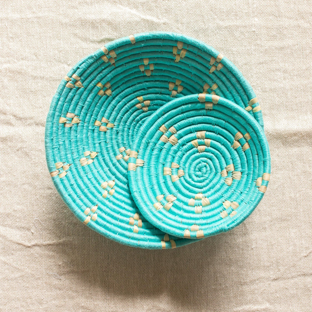 Assorted Sabai Handwoven Grass Baskets- Combo H-Sabai baskets-House of Ekam