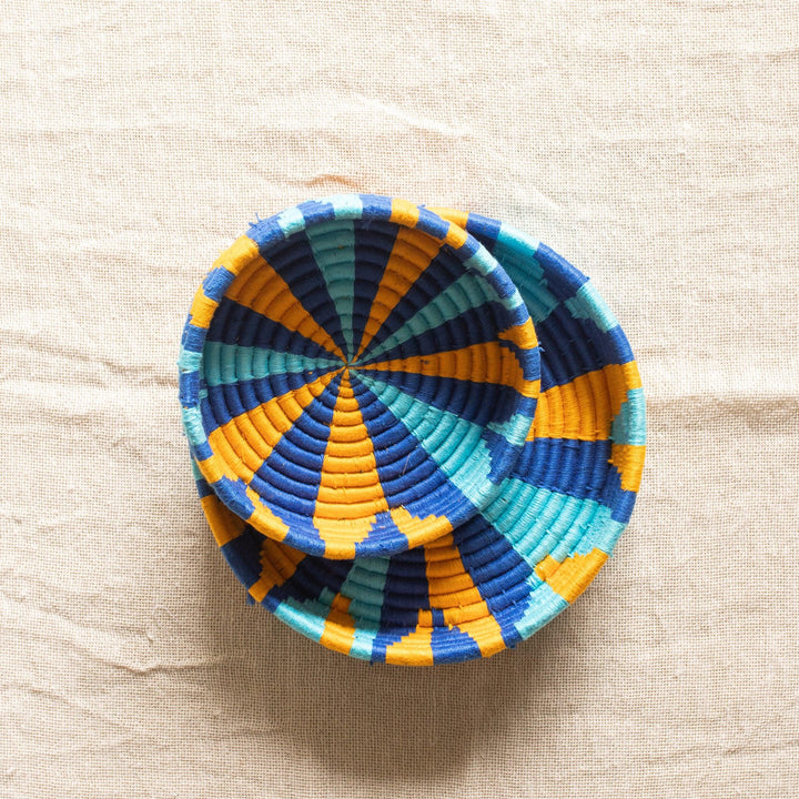 Assorted Sabai Handwoven Grass Baskets- Combo H-Sabai baskets-House of Ekam