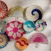 Assorted Sabai Handwoven Grass Baskets with Fans - Combo J-Sabai baskets-House of Ekam