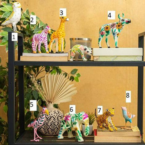 Assorted Set of Paper Mache Animals-paper mache-House of Ekam