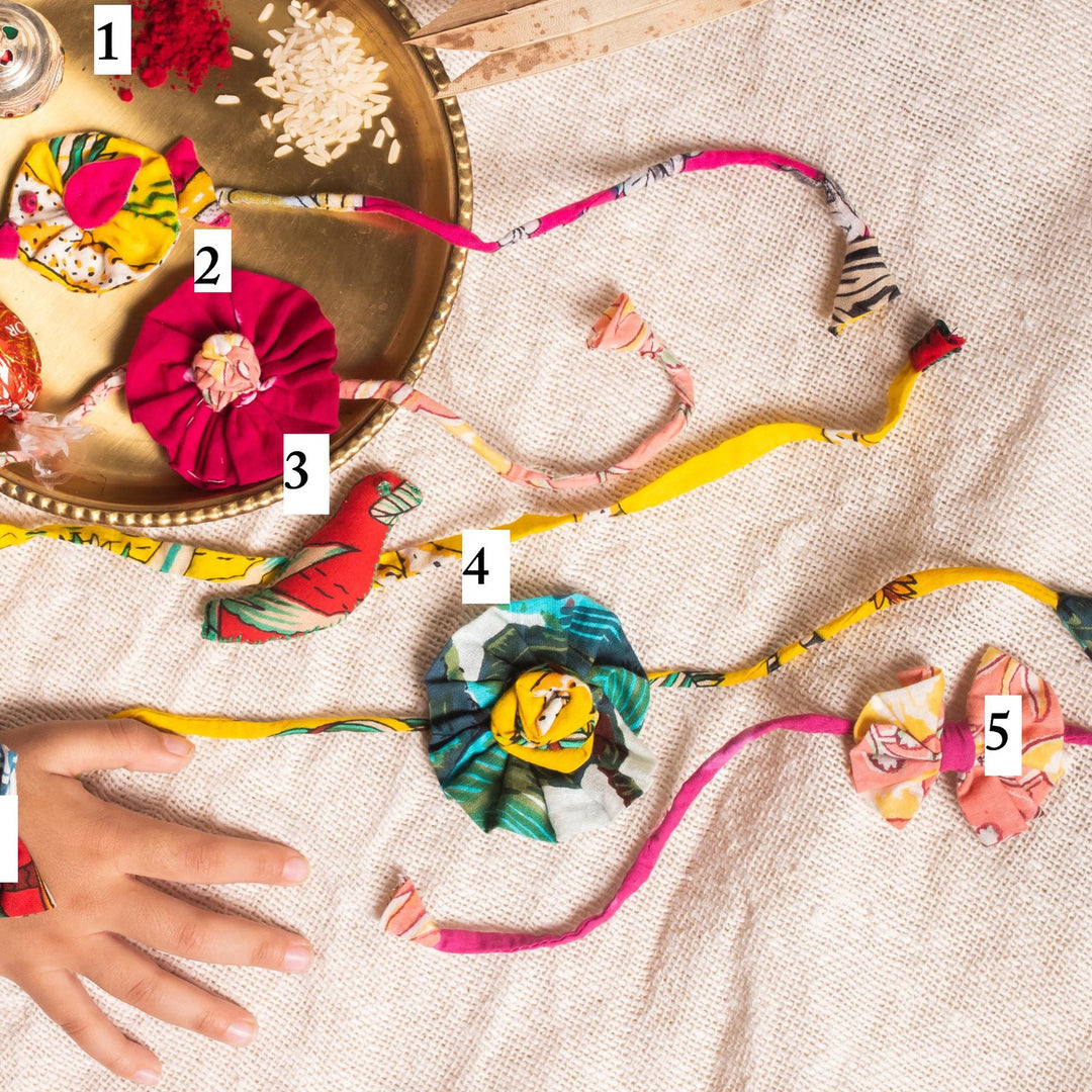 Assorted Set of Rakhis-Rakhis-House of Ekam
