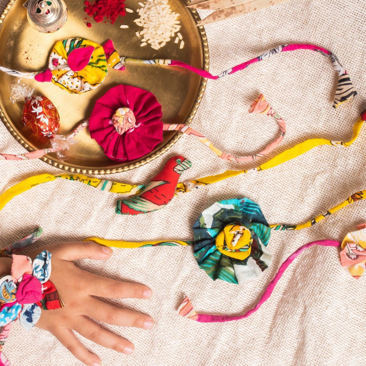 Assorted Set of Rakhis-Rakhis-House of Ekam