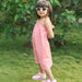 Back to School Pink Alphabet Kids Cotton Jumpsuit-Kidswear-House of Ekam