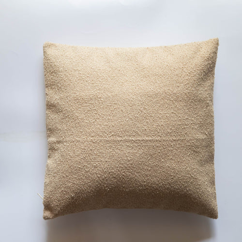 Beige Boucle Cushion Cover-Cushion Covers-House of Ekam