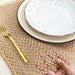 Beige Raffia Natural Table Linen Set-Table Runners-House of Ekam