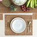 Beige and Black Raffia Natural Table Linen Set-Table Runners-House of Ekam