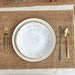 Beige and Black Raffia Natural Table Linen Set-Table Runners-House of Ekam