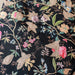 Black Floral Paradise Cotton Fabric-fabric-House of Ekam