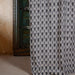 Black and Grey Tarang Ikat Handloom Curtain-Curtains-House of Ekam