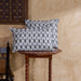 Black and Grey Tarang Ikat Handloom Cushion Cover-Cushion Covers-House of Ekam