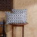 Black and Grey Tarang Ikat Handloom Cushion Cover-Cushion Covers-House of Ekam