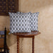 Black and Grey Tarang Ikat Handloom Cushion Cover-Cushion Covers-House of Ekam