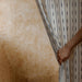 Black and White Avani Ikat Handloom Curtain-Curtains-House of Ekam