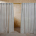 Black and White Avani Ikat Handloom Curtain-Curtains-House of Ekam